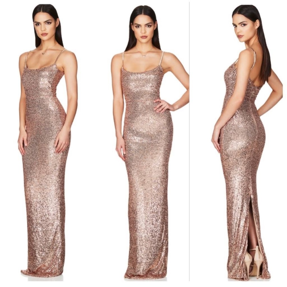 Nookie Lovers Nothings Gown in Rose Gold ✨